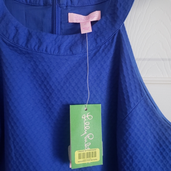 Blue and gold Lilly dress - Picture 3 of 3